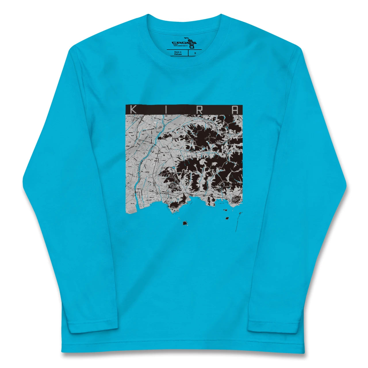 【吉良(愛知県)】地図柄ロングスリーブTシャツ