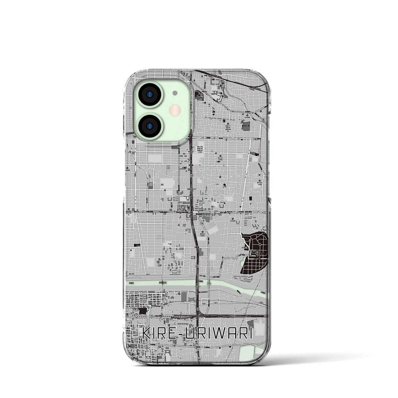 【喜連瓜破(大阪府)】地図柄iPhoneケース(クリアタイプ)