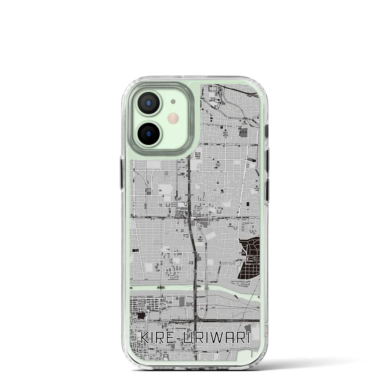 【喜連瓜破(大阪府)】地図柄iPhoneケース(MagSafeタイプ)