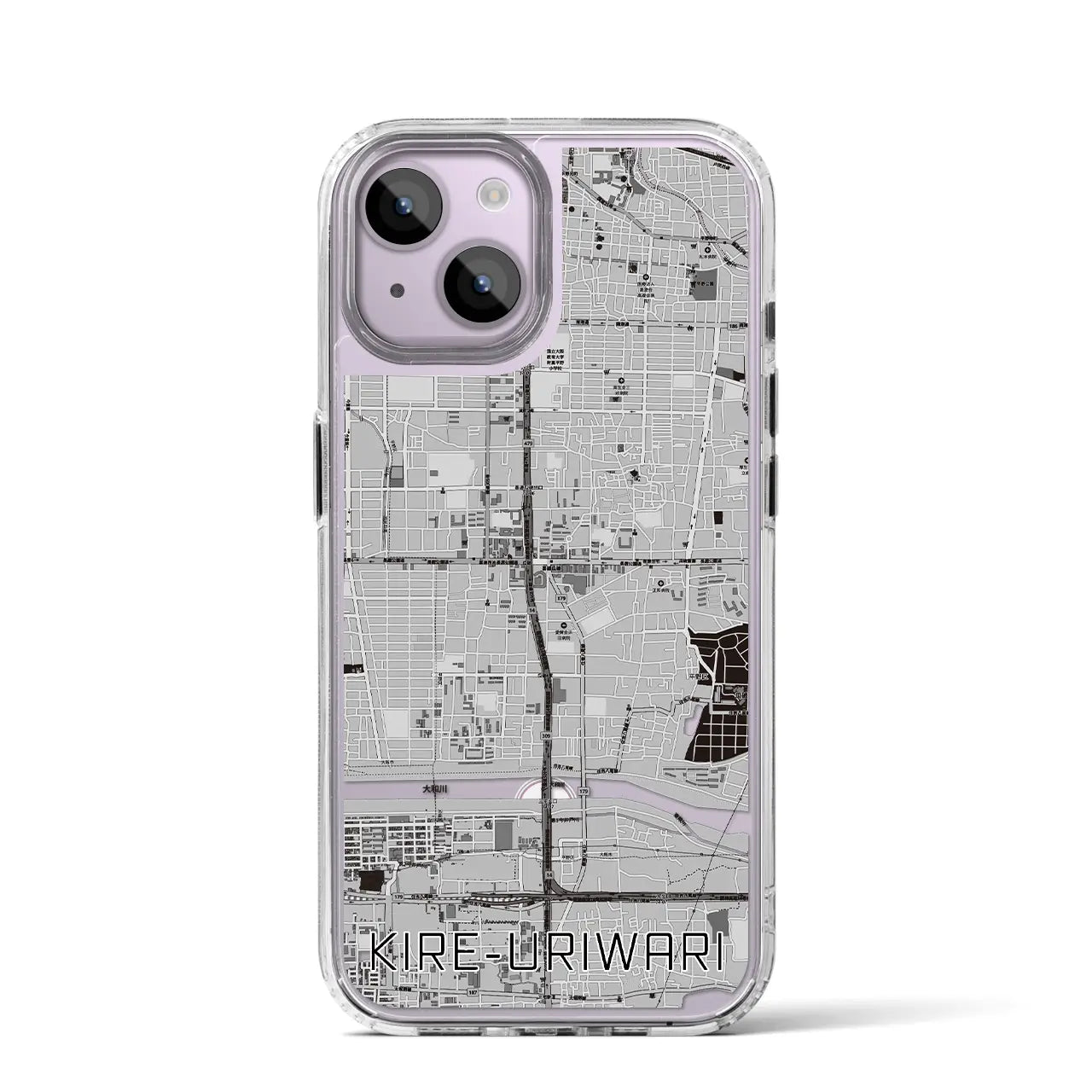 【喜連瓜破(大阪府)】地図柄iPhoneケース(MagSafeタイプ)