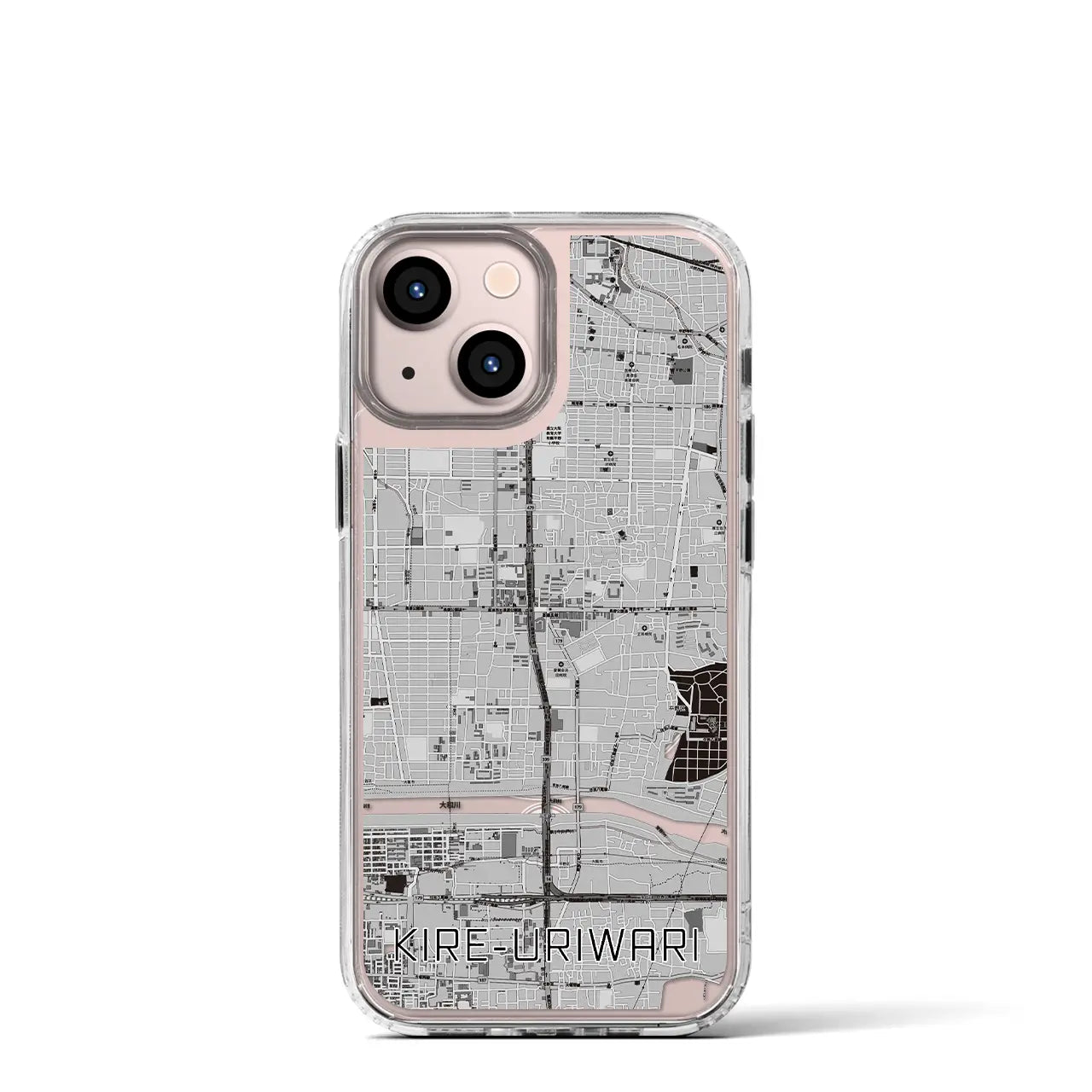 【喜連瓜破(大阪府)】地図柄iPhoneケース(MagSafeタイプ)