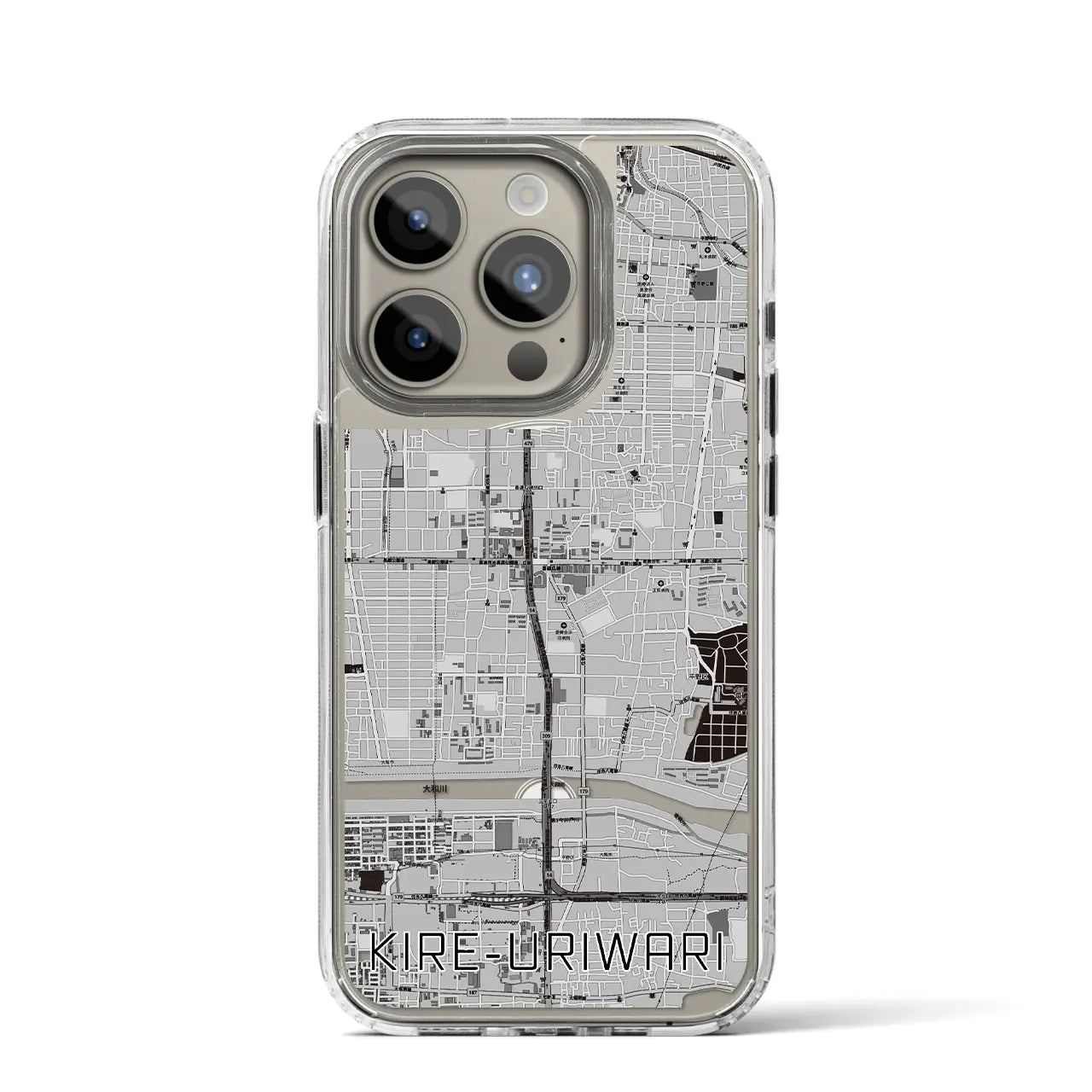 【喜連瓜破(大阪府)】地図柄iPhoneケース(MagSafeタイプ)