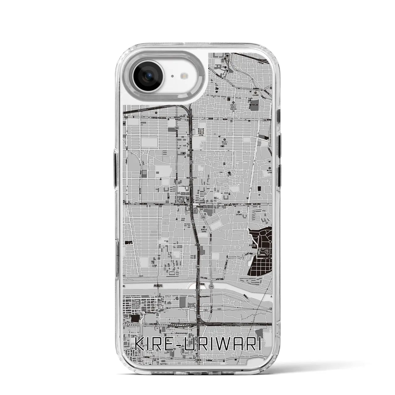 【喜連瓜破(大阪府)】地図柄iPhoneケース(MagSafeタイプ)