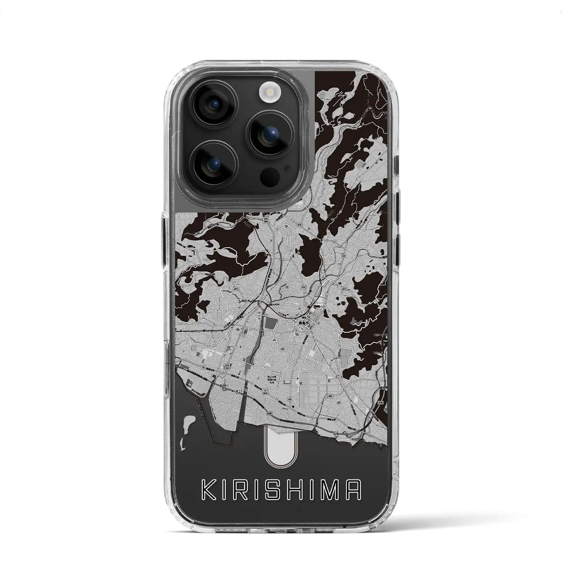 【霧島(鹿児島県)】地図柄iPhoneケース(MagSafeタイプ)