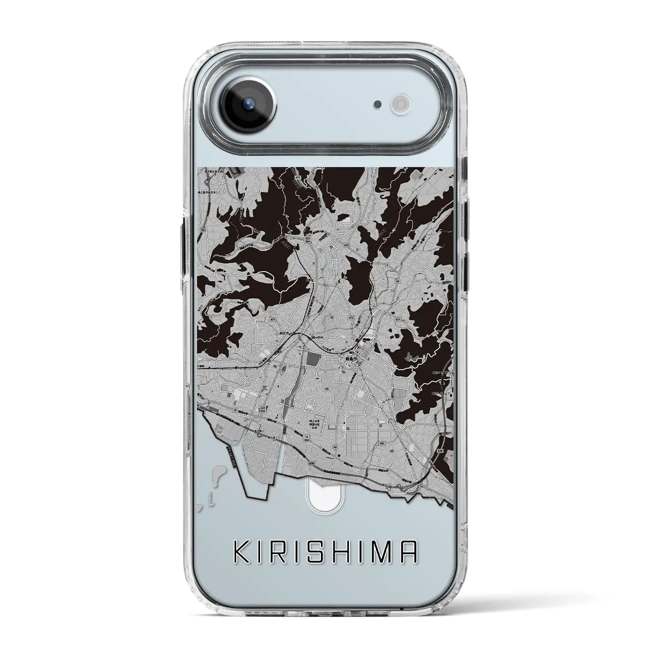 【霧島(鹿児島県)】地図柄iPhoneケース(MagSafeタイプ)