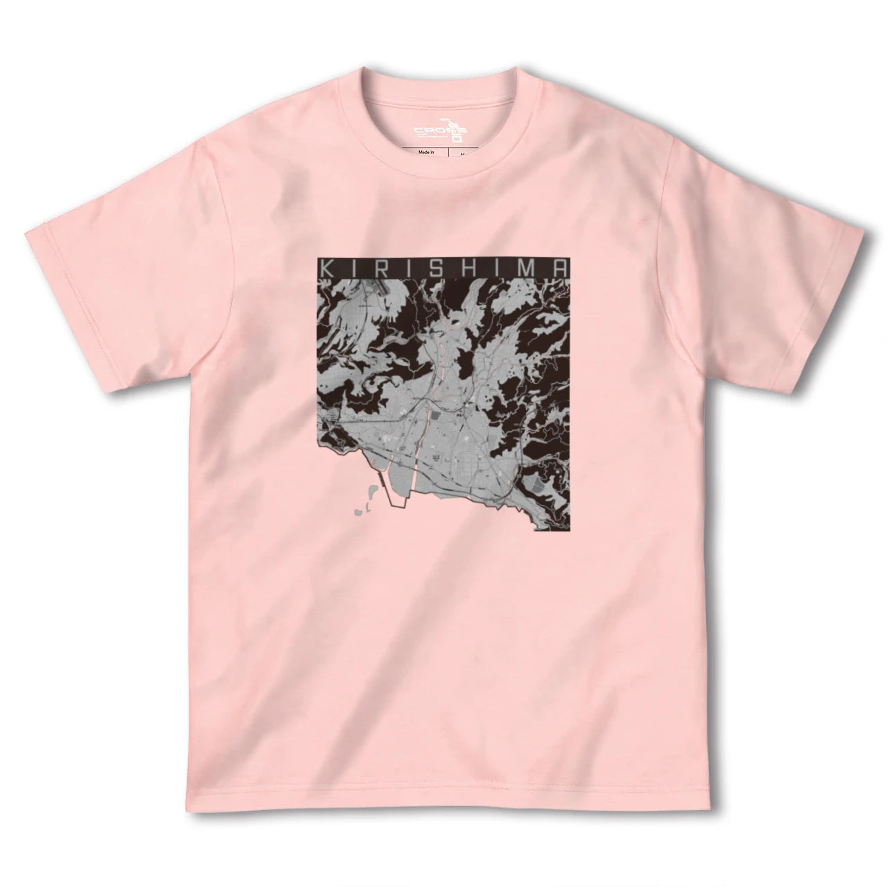 【霧島(鹿児島県)】地図柄ヘビーウェイトTシャツ