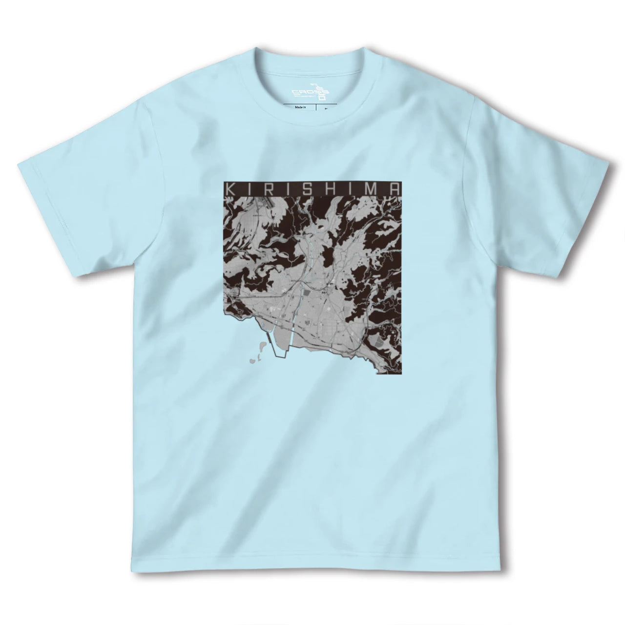 【霧島(鹿児島県)】地図柄ヘビーウェイトTシャツ