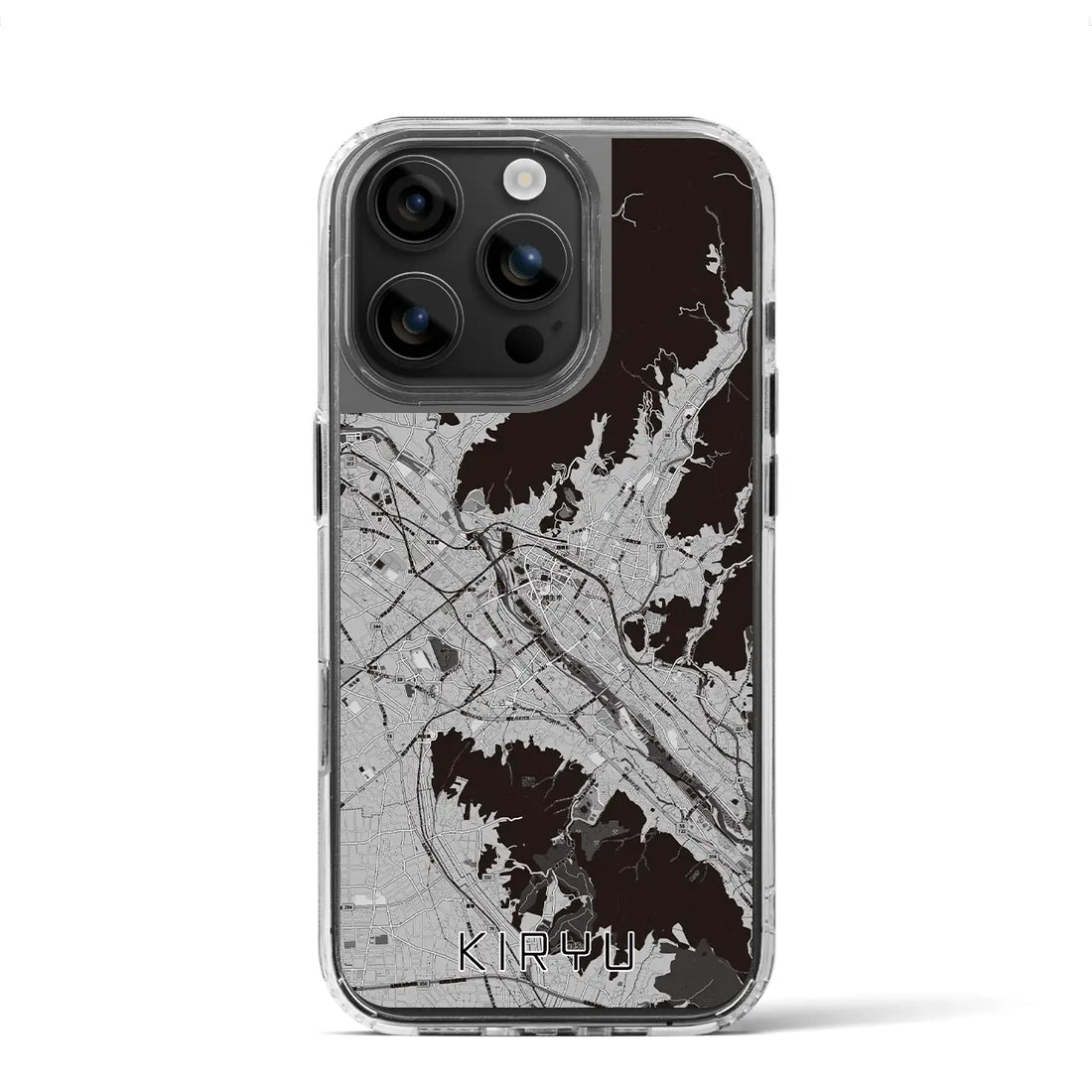 【桐生(群馬県)】地図柄iPhoneケース(MagSafeタイプ)