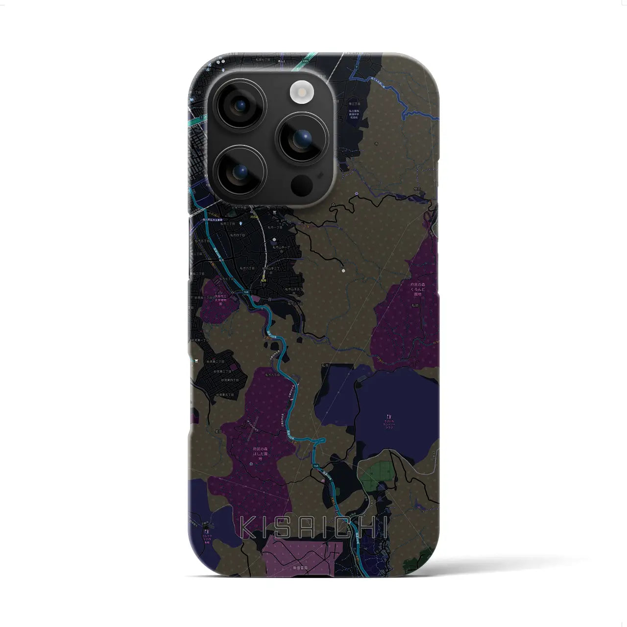 【私市(大阪府)】地図柄iPhoneケース(バックカバータイプ)