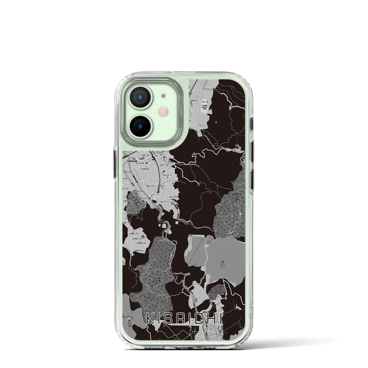 【私市(大阪府)】地図柄iPhoneケース(MagSafeタイプ)