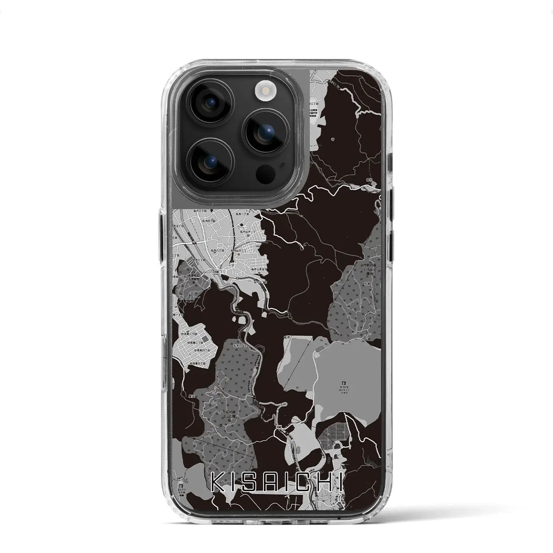 【私市(大阪府)】地図柄iPhoneケース(MagSafeタイプ)