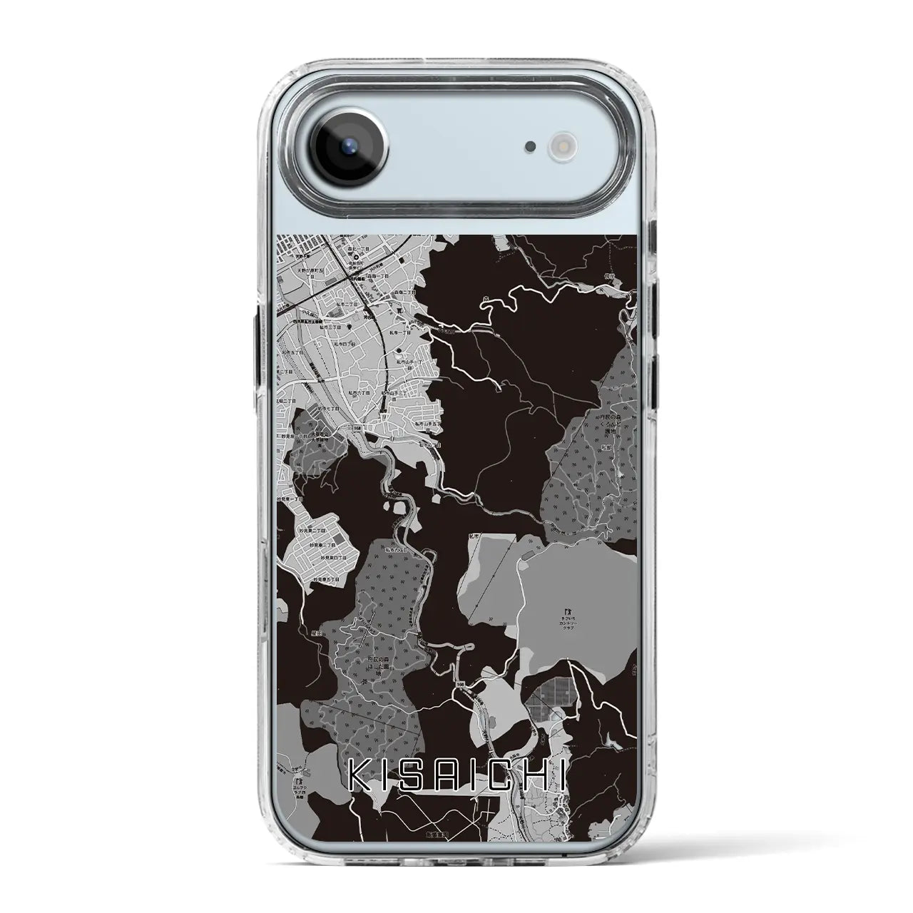 【私市(大阪府)】地図柄iPhoneケース(MagSafeタイプ)