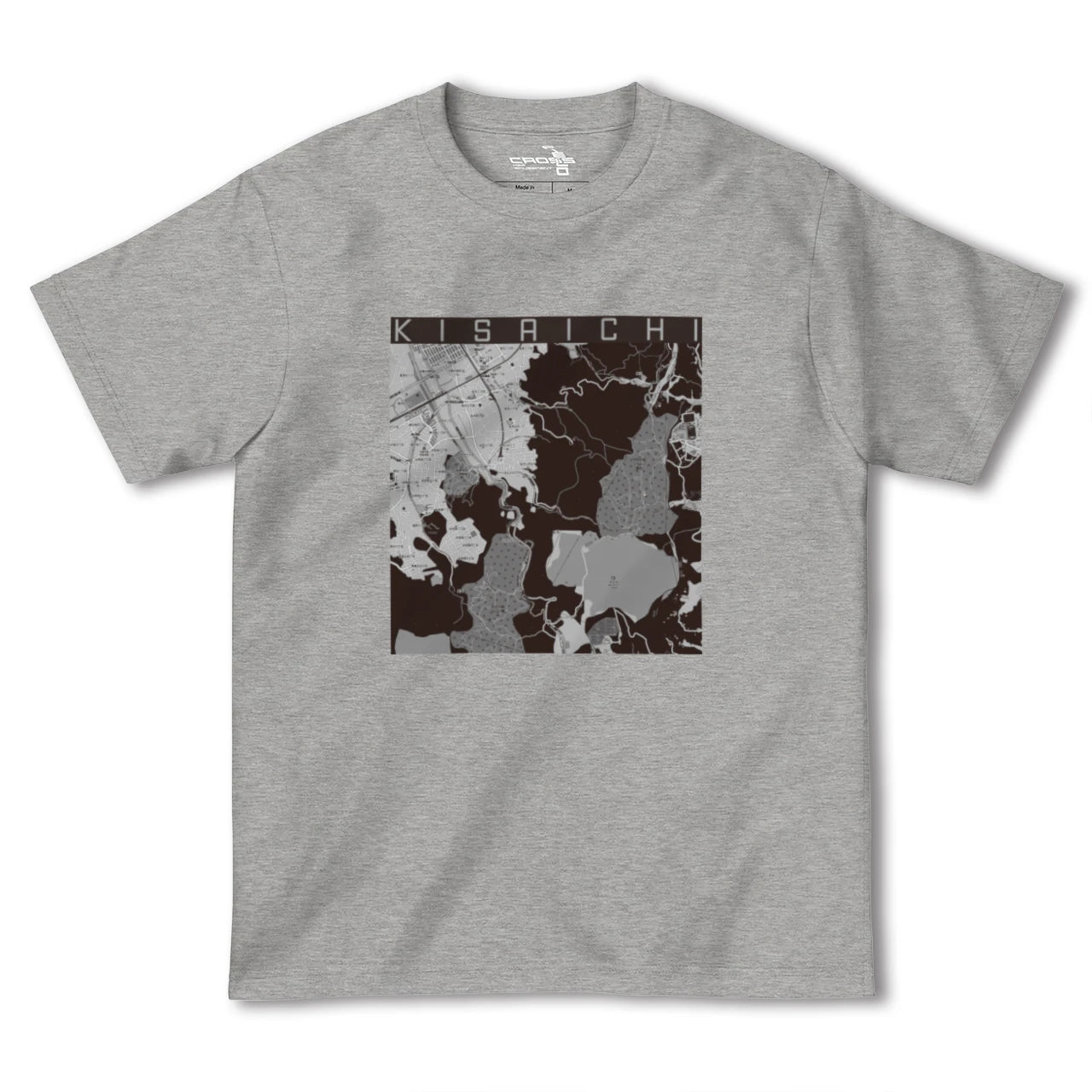 【私市(大阪府)】地図柄ヘビーウェイトTシャツ