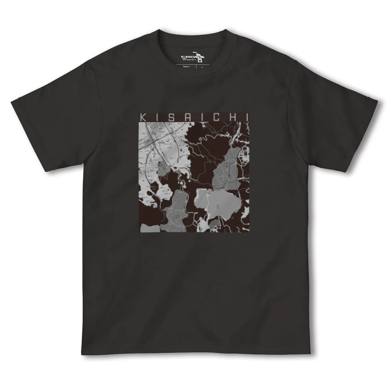 【私市(大阪府)】地図柄ヘビーウェイトTシャツ