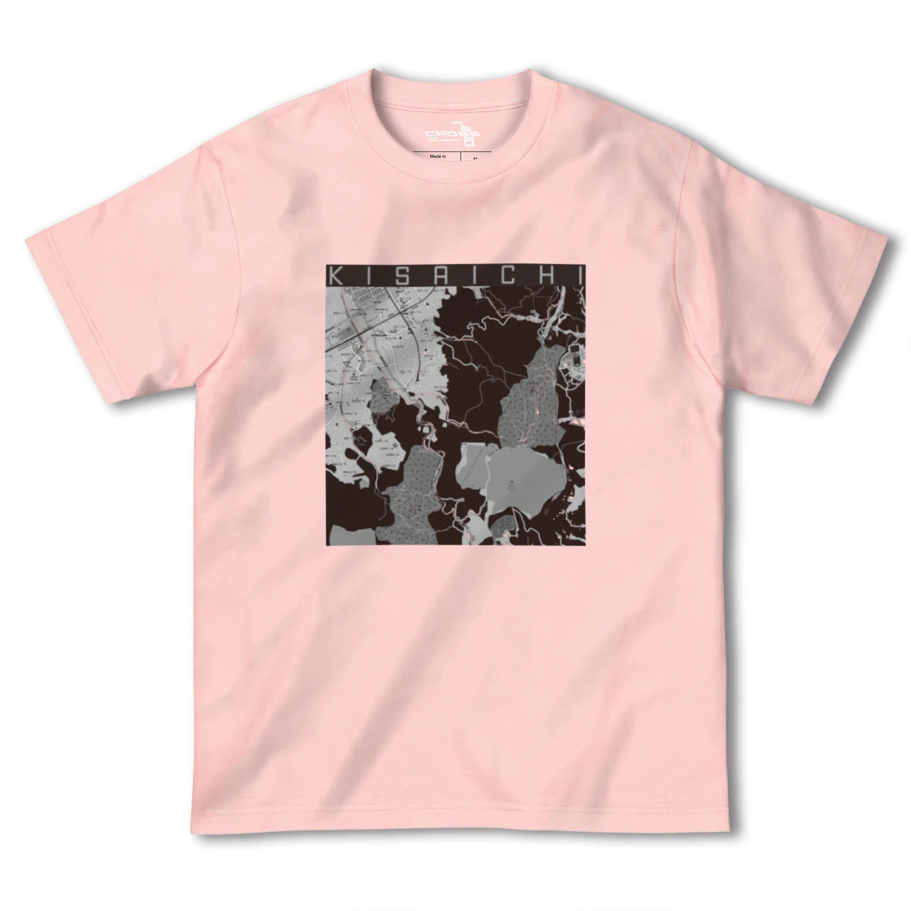 【私市(大阪府)】地図柄ヘビーウェイトTシャツ