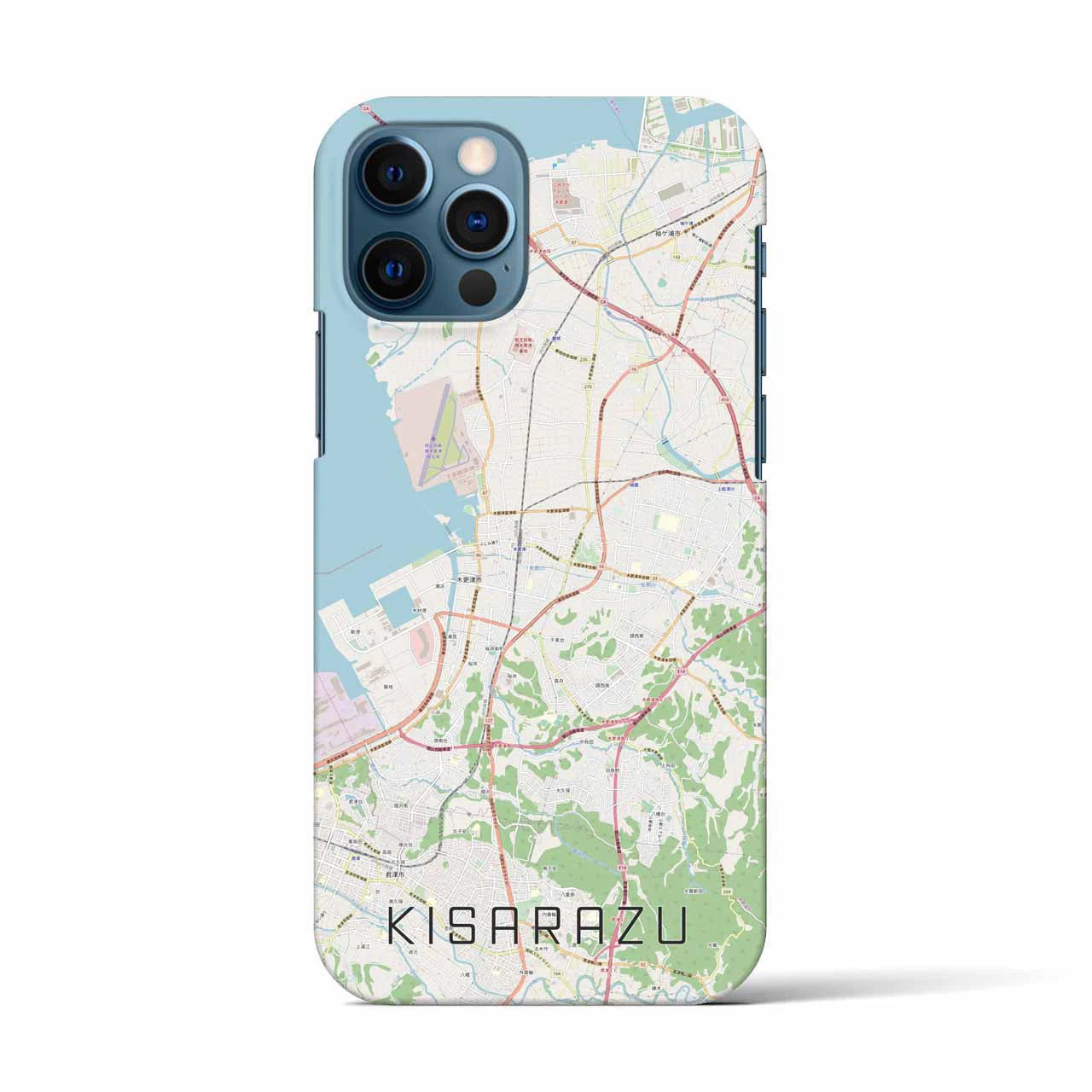 【木更津(千葉県)】地図柄iPhoneケース(バックカバータイプ)