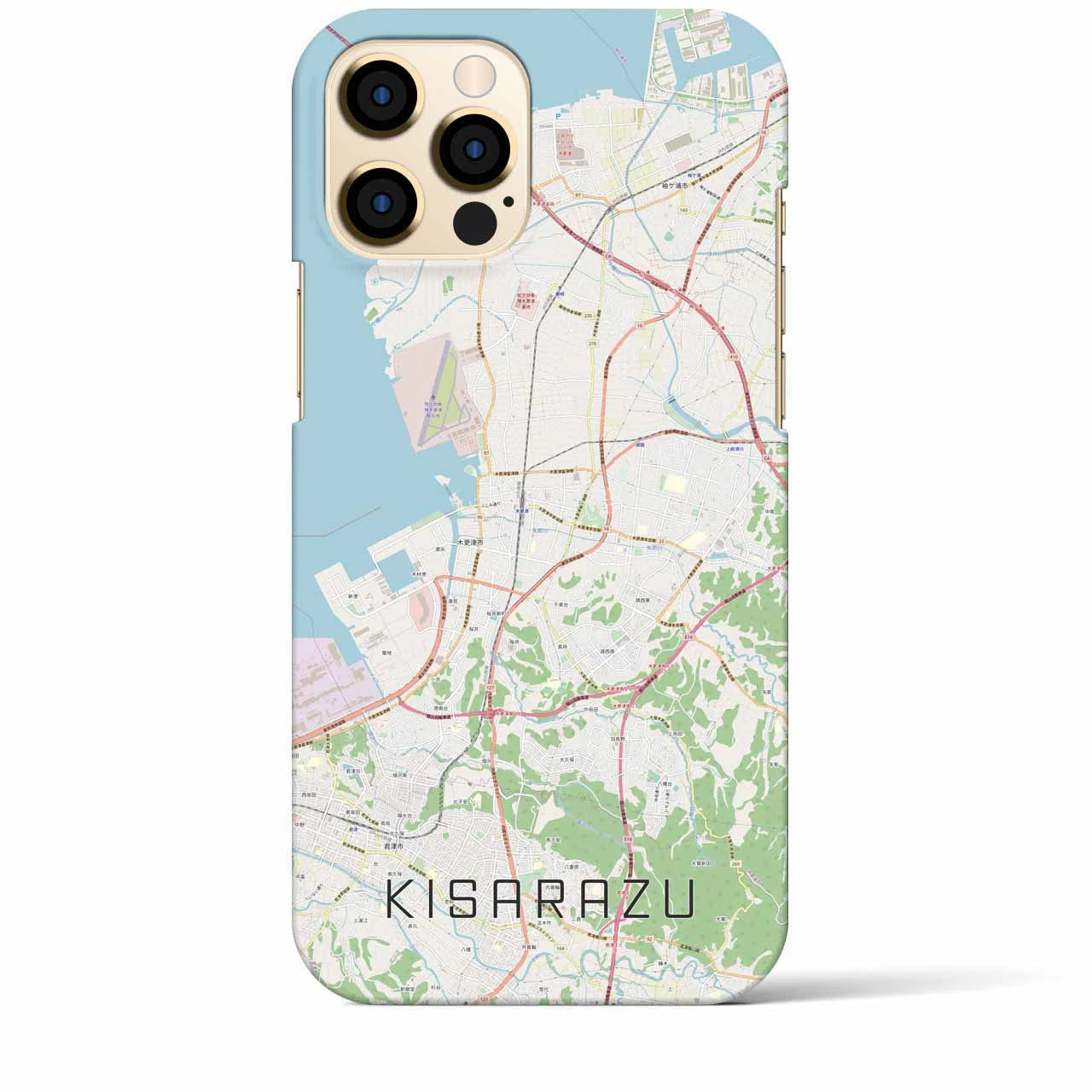 【木更津(千葉県)】地図柄iPhoneケース(バックカバータイプ)
