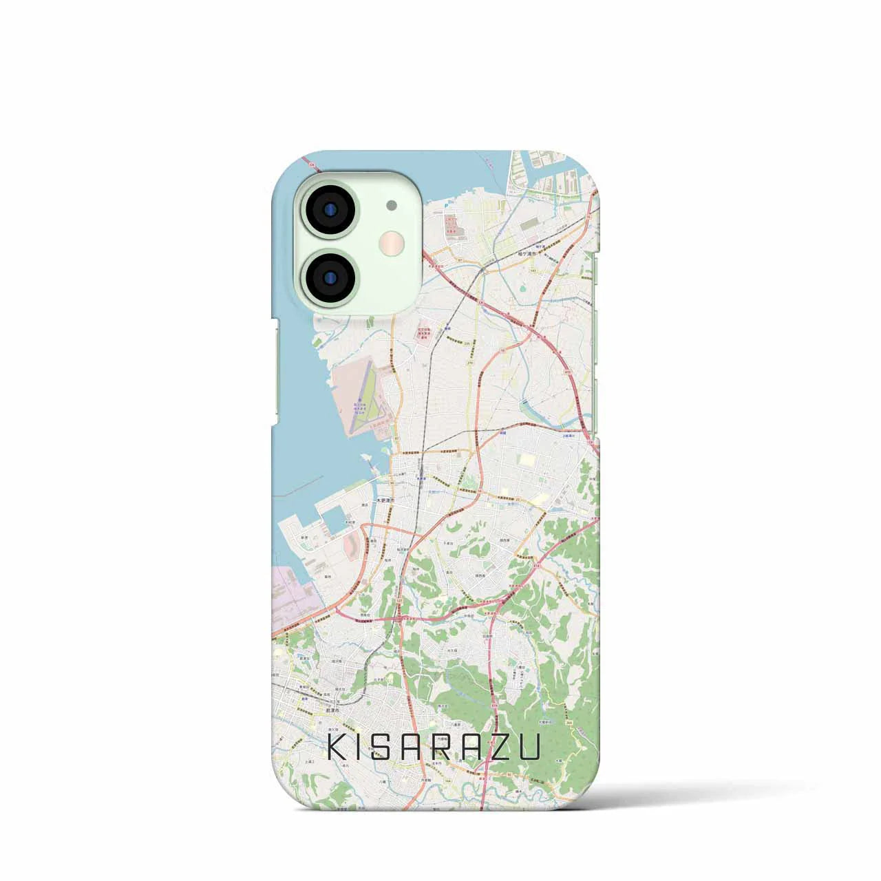 【木更津(千葉県)】地図柄iPhoneケース(バックカバータイプ)
