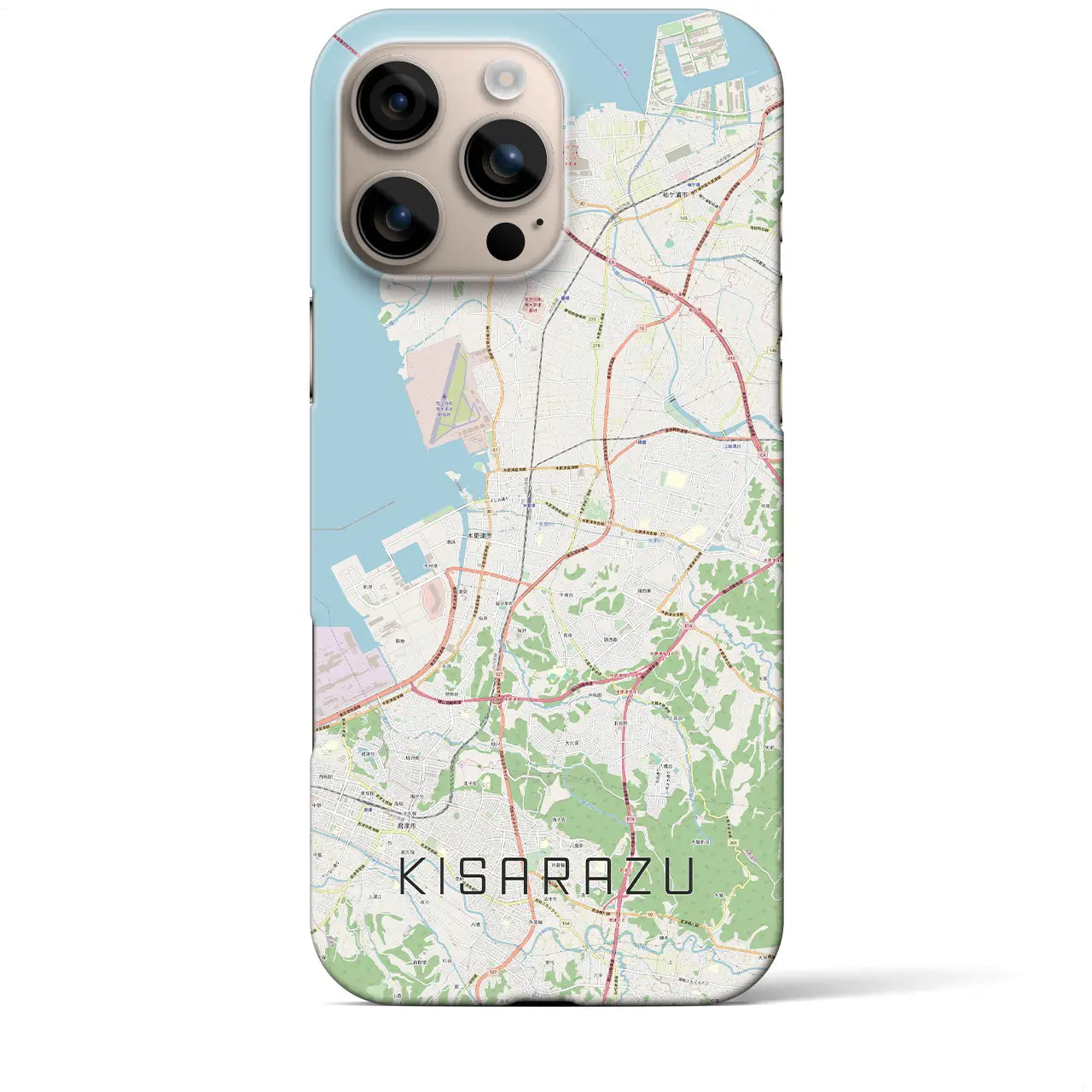 【木更津(千葉県)】地図柄iPhoneケース(バックカバータイプ)