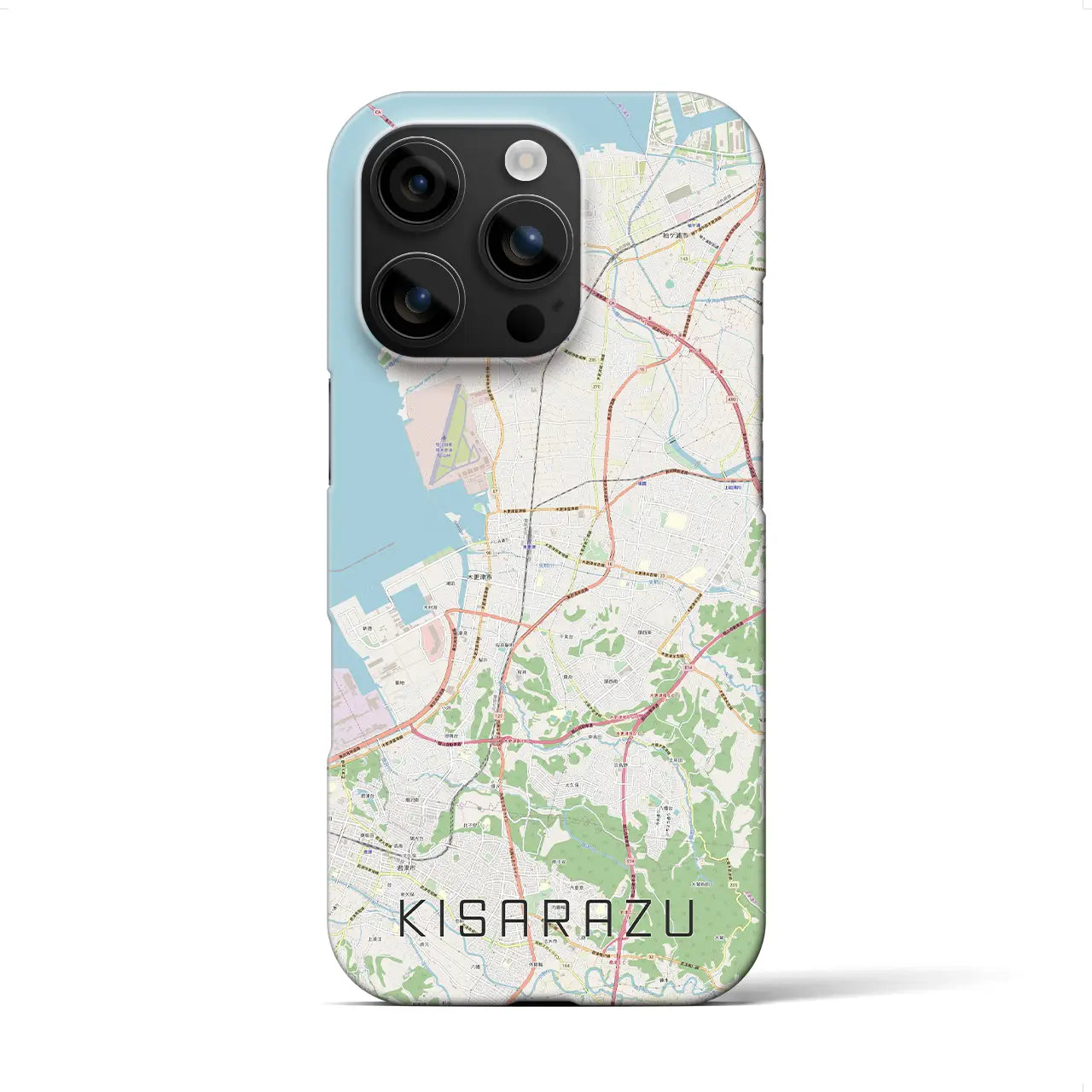 【木更津(千葉県)】地図柄iPhoneケース(バックカバータイプ)