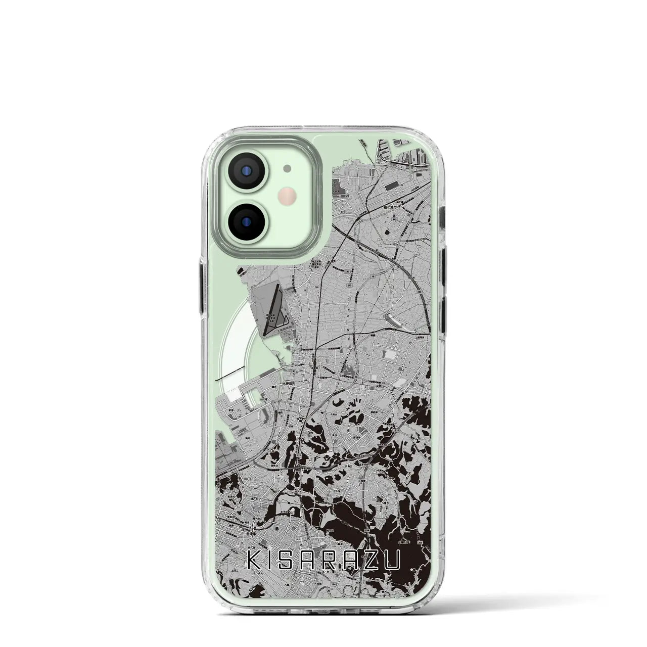 【木更津(千葉県)】地図柄iPhoneケース(MagSafeタイプ)