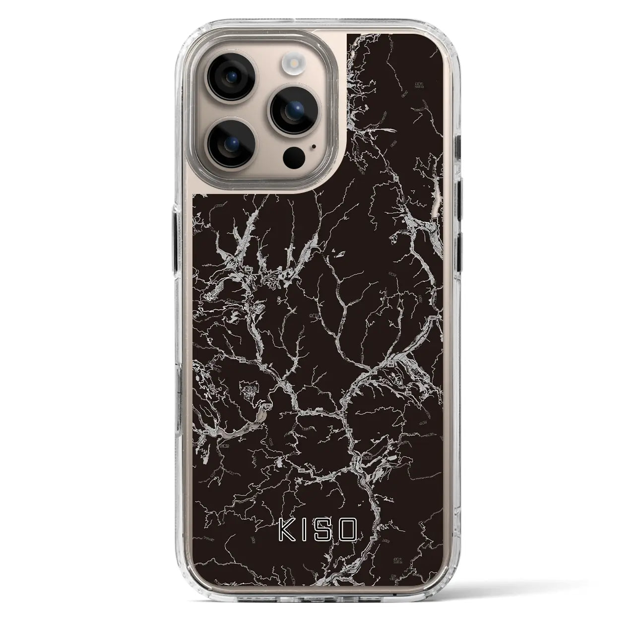 【木曽(長野県)】地図柄iPhoneケース(MagSafeタイプ)