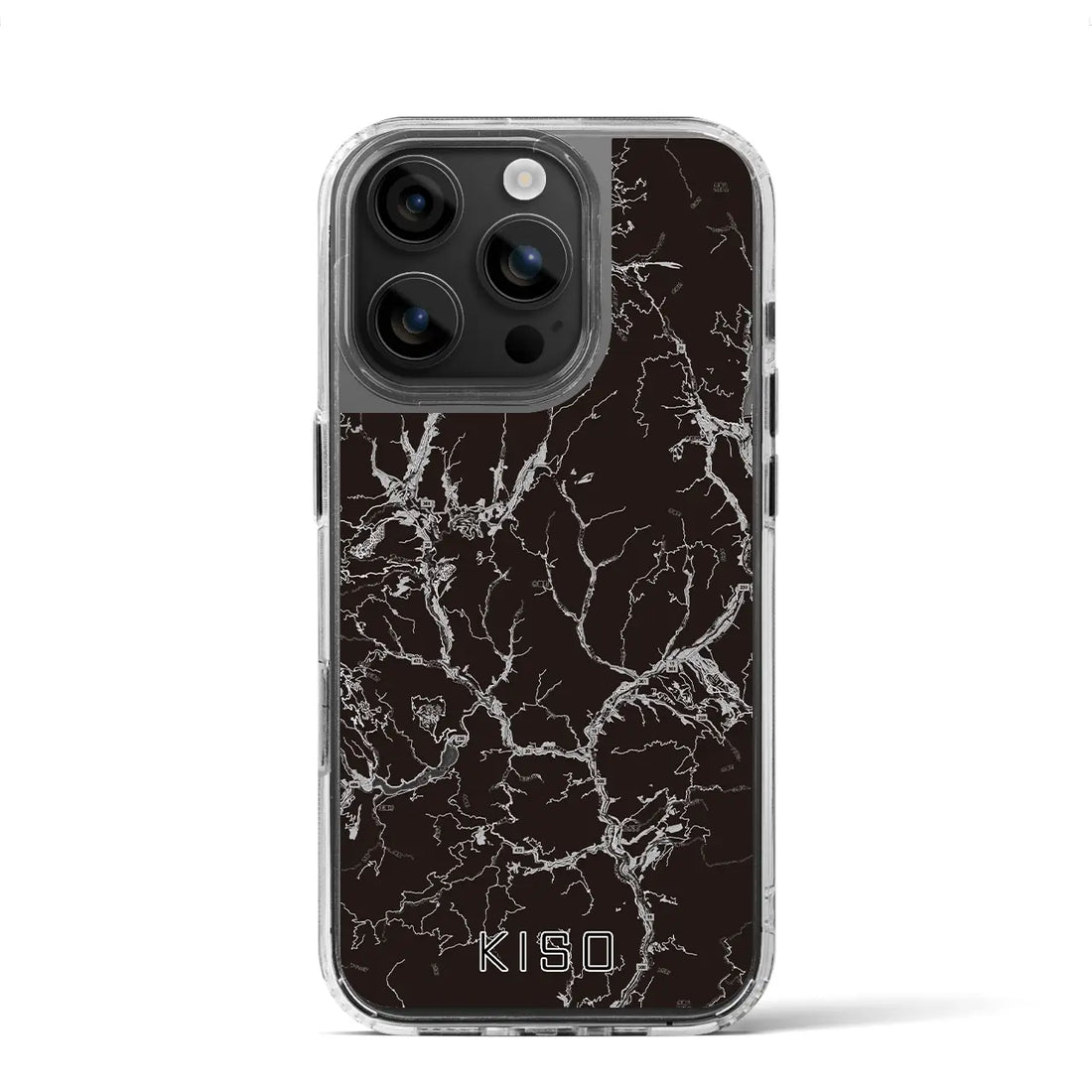 【木曽(長野県)】地図柄iPhoneケース(MagSafeタイプ)