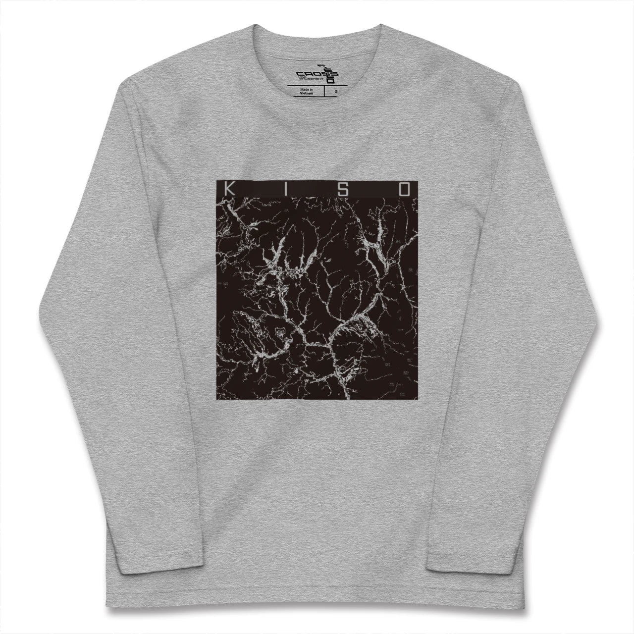 【木曽(長野県)】地図柄ロングスリーブTシャツ