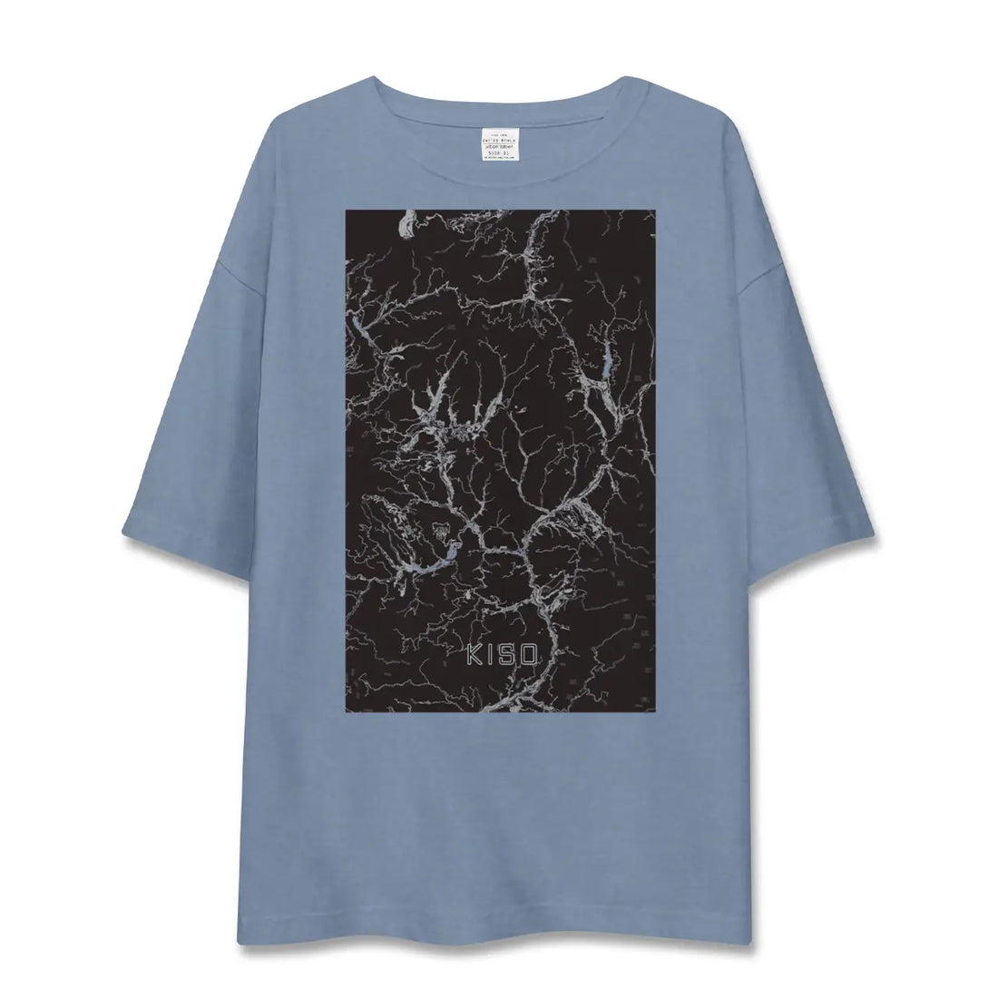【木曽(長野県)】地図柄ビッグシルエットTシャツ