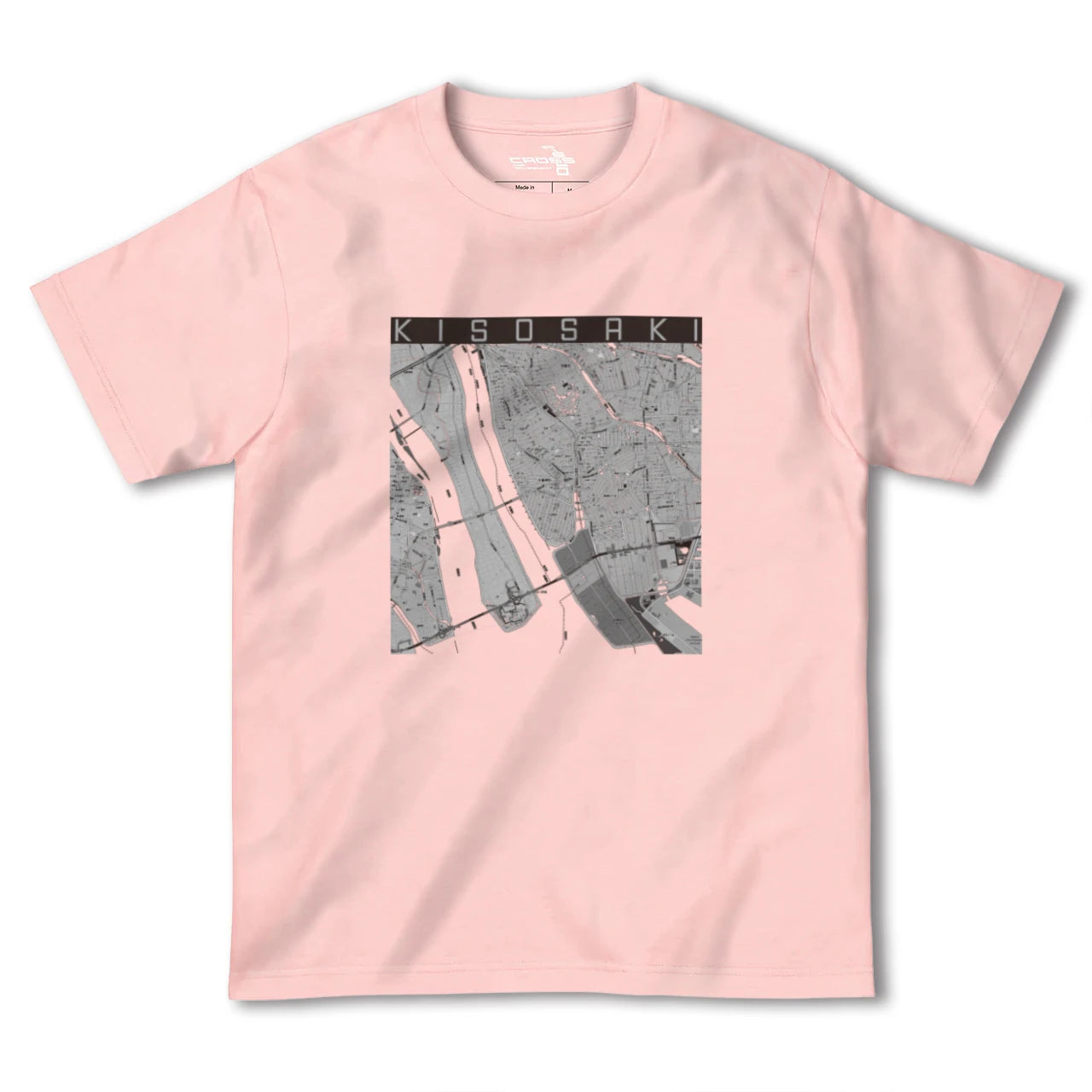 【木曽岬(三重県)】地図柄ヘビーウェイトTシャツ