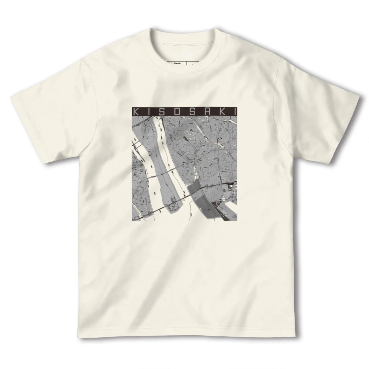 【木曽岬(三重県)】地図柄ヘビーウェイトTシャツ