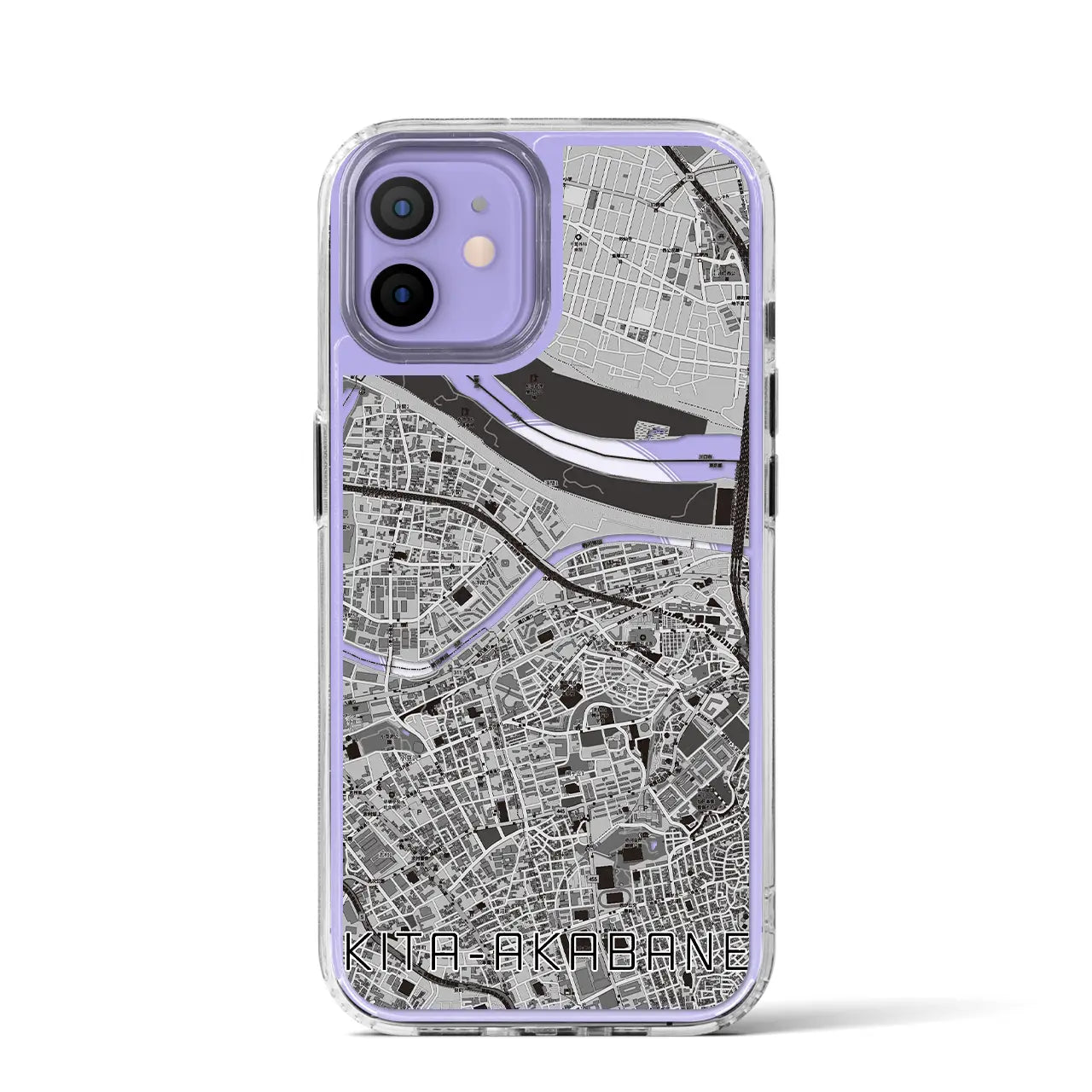 【北赤羽(東京都)】地図柄iPhoneケース(MagSafeタイプ)