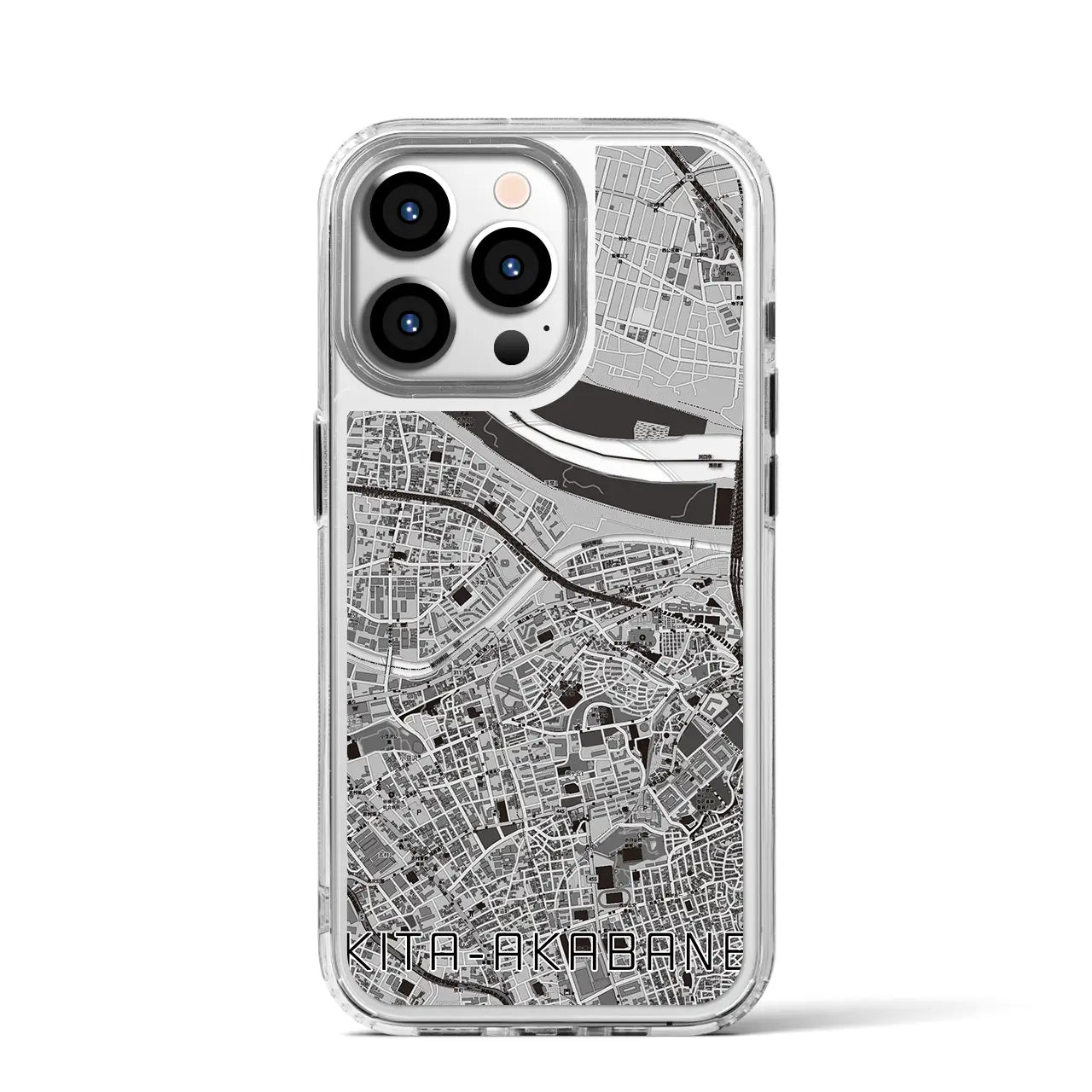 【北赤羽(東京都)】地図柄iPhoneケース(MagSafeタイプ)