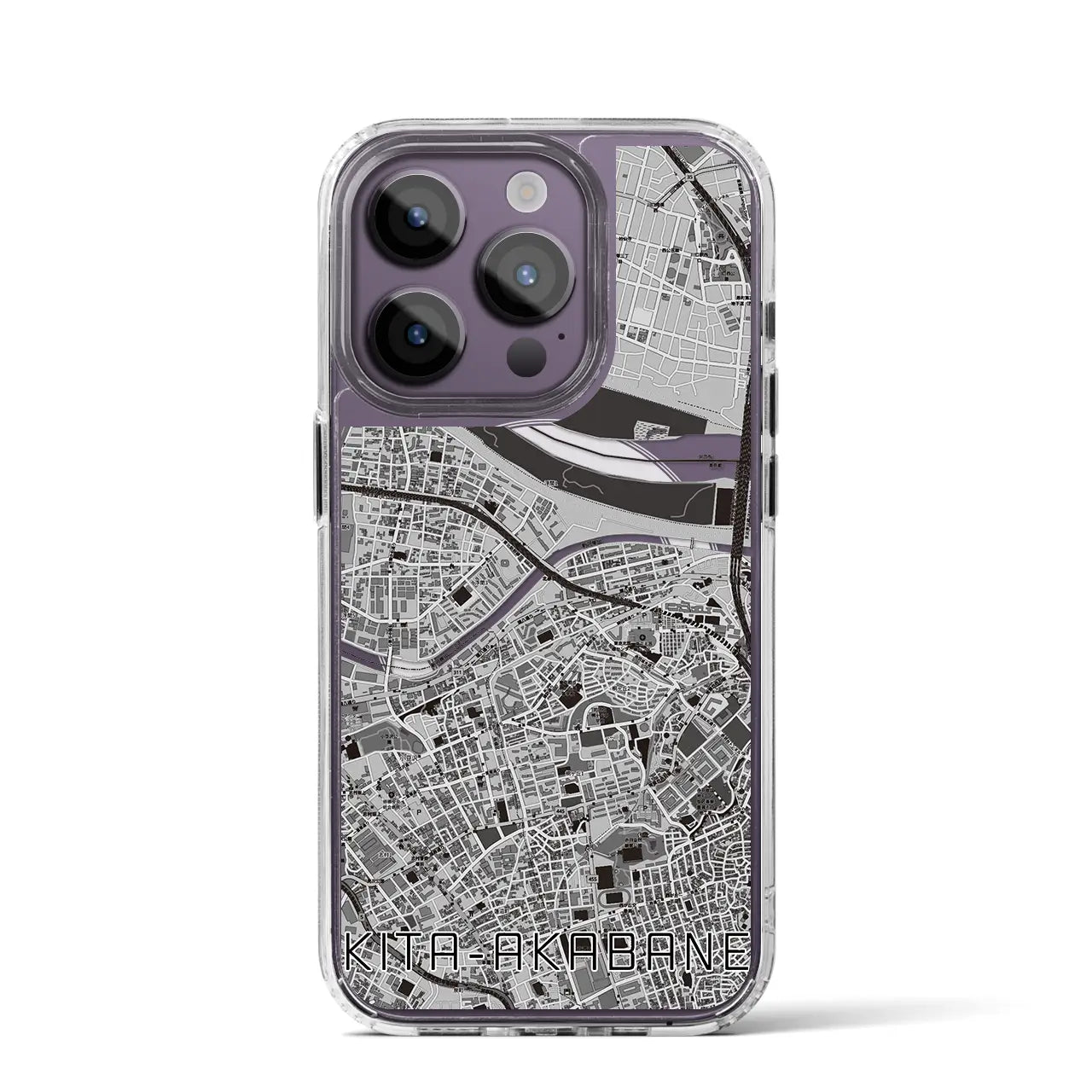 【北赤羽(東京都)】地図柄iPhoneケース(MagSafeタイプ)