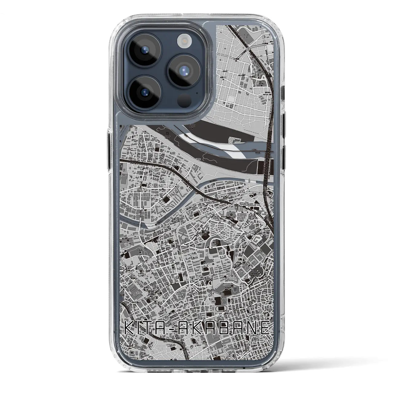 【北赤羽(東京都)】地図柄iPhoneケース(MagSafeタイプ)
