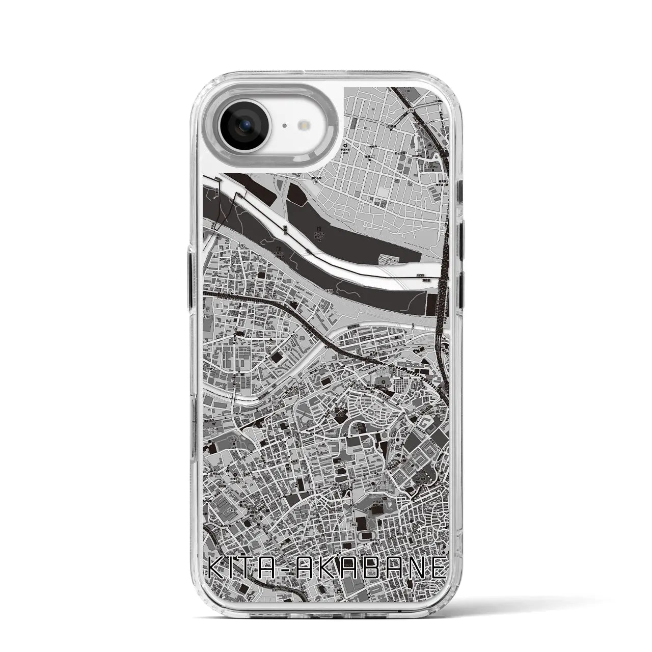 【北赤羽(東京都)】地図柄iPhoneケース(MagSafeタイプ)