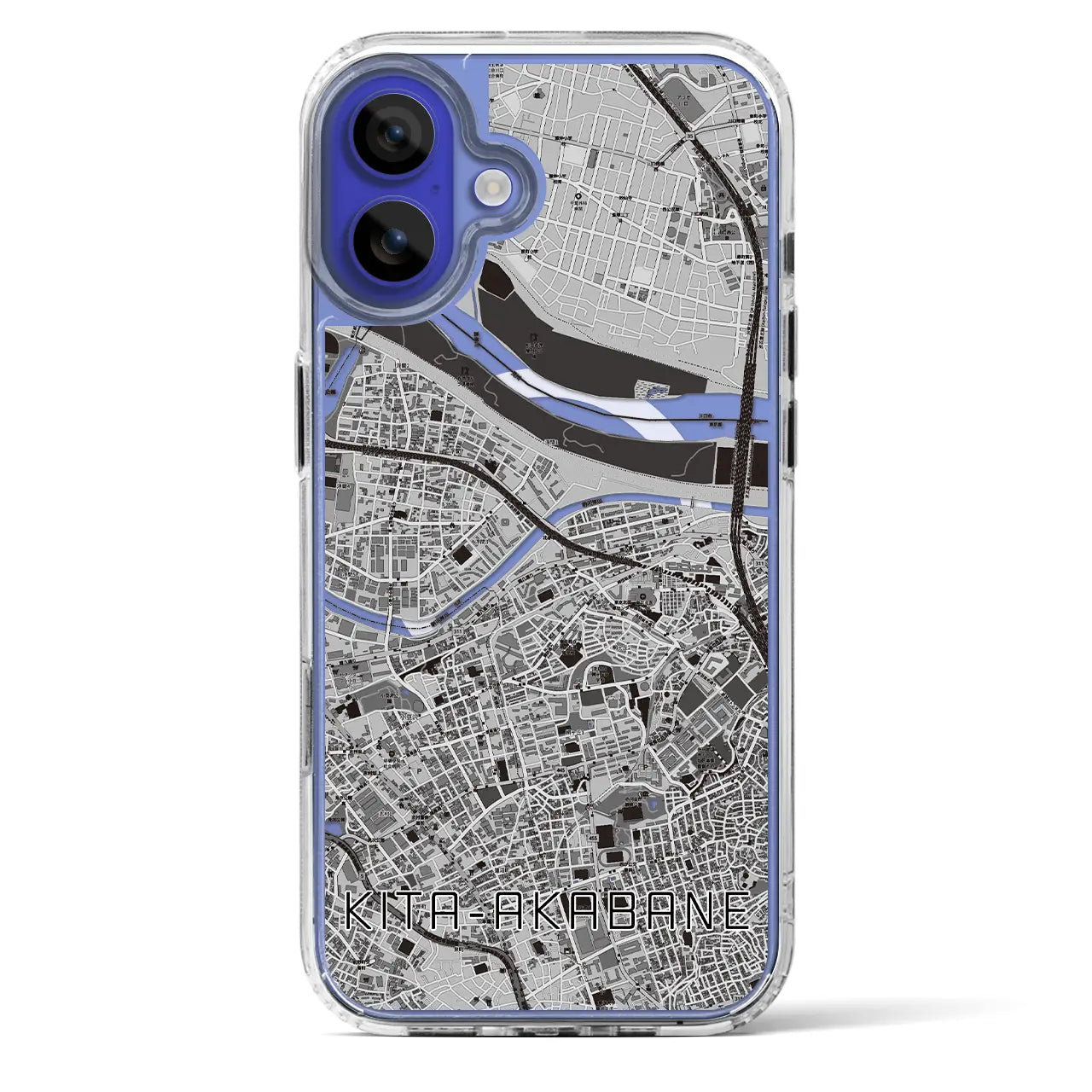 【北赤羽(東京都)】地図柄iPhoneケース(MagSafeタイプ)