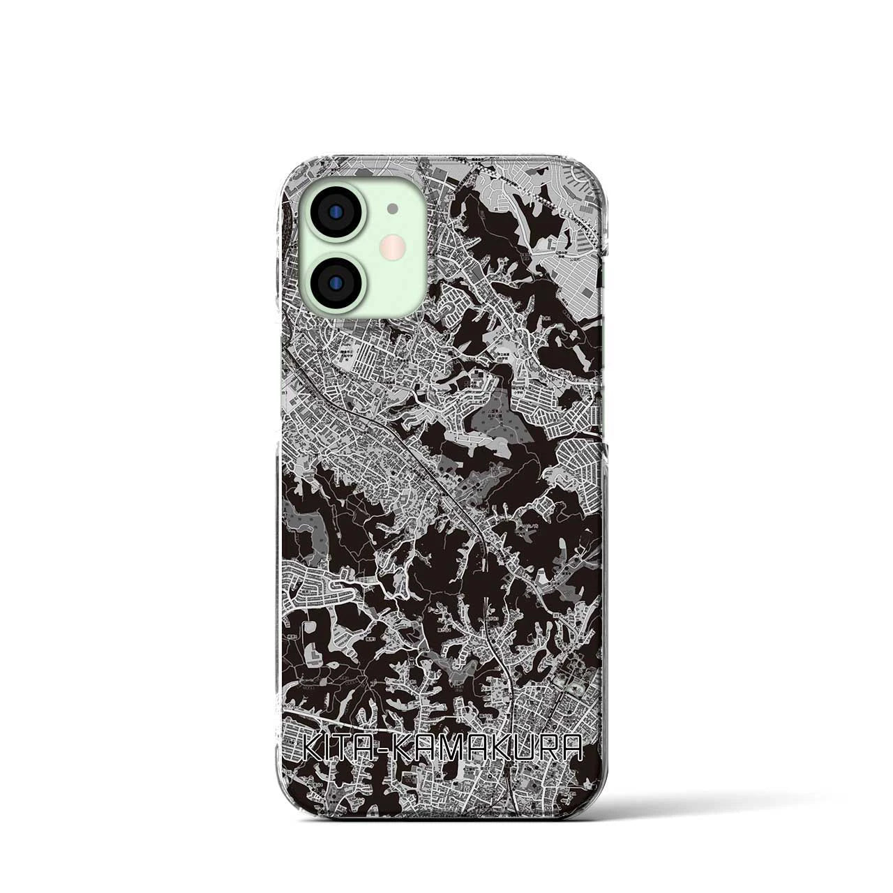 【北鎌倉(神奈川県)】地図柄iPhoneケース(クリアタイプ)