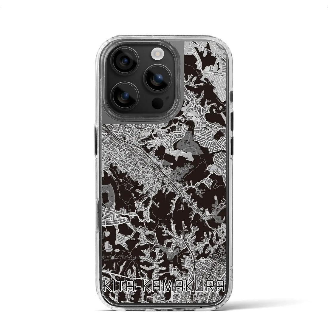【北鎌倉(神奈川県)】地図柄iPhoneケース(MagSafeタイプ)