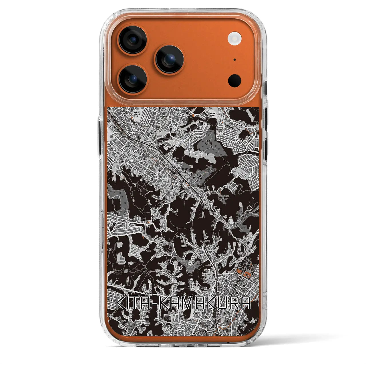 【北鎌倉(神奈川県)】地図柄iPhoneケース(MagSafeタイプ)