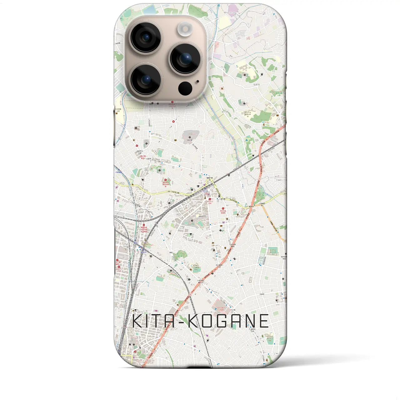 【北小金(千葉県)】地図柄iPhoneケース(バックカバータイプ)