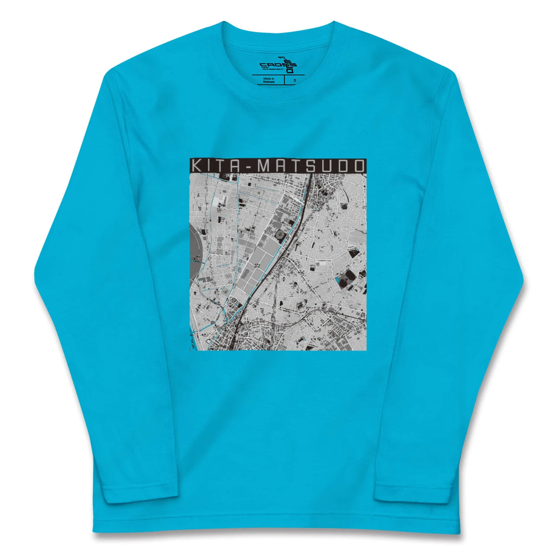 【北松戸(千葉県)】地図柄ロングスリーブTシャツ