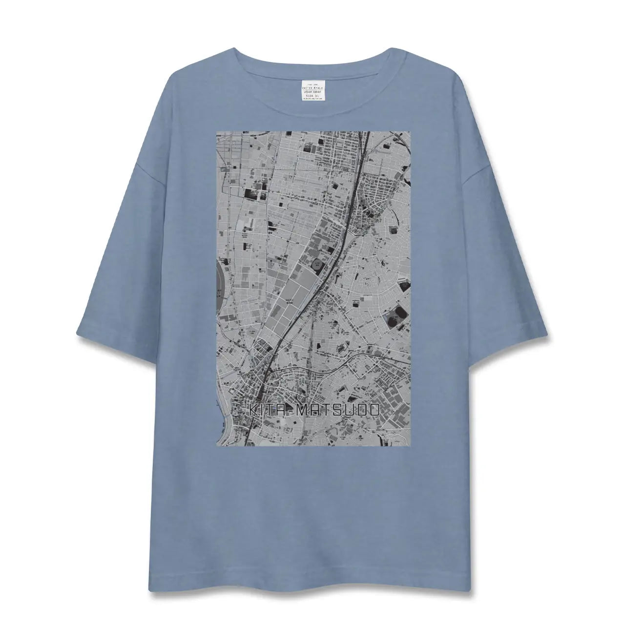 【北松戸(千葉県)】地図柄ビッグシルエットTシャツ