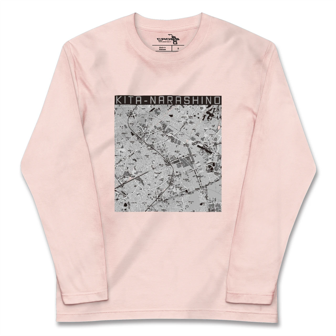 【北習志野(千葉県)】地図柄ロングスリーブTシャツ