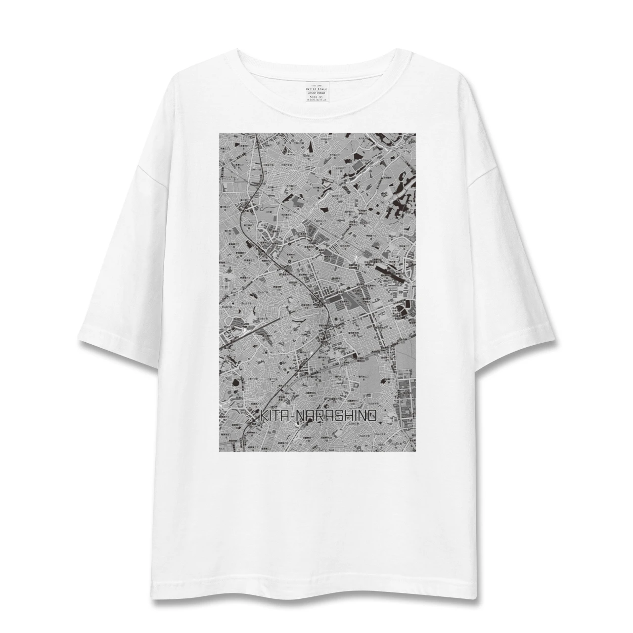 【北習志野(千葉県)】地図柄ビッグシルエットTシャツ