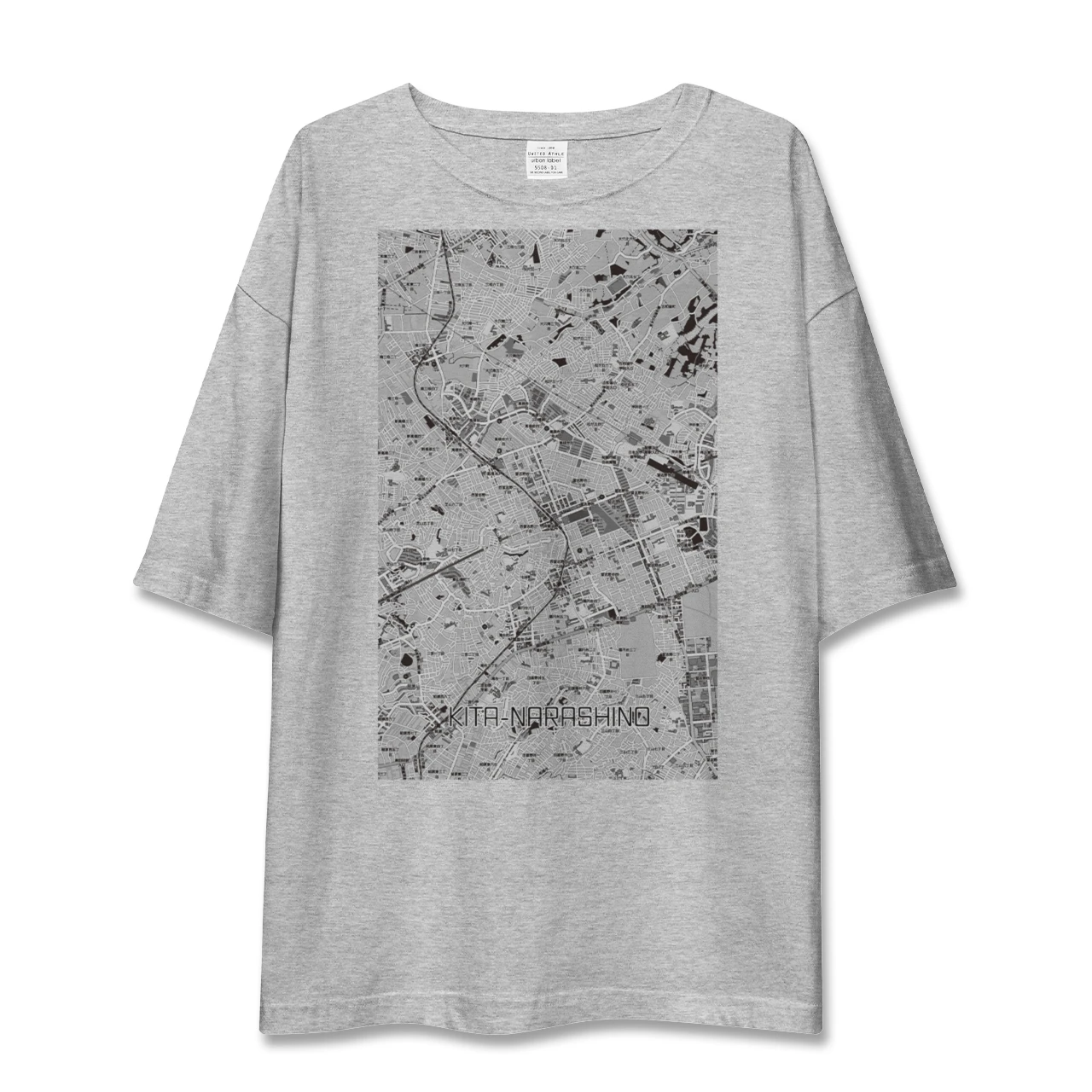 【北習志野(千葉県)】地図柄ビッグシルエットTシャツ