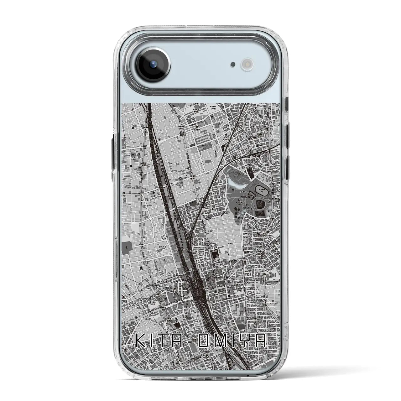 【北大宮(埼玉県)】地図柄iPhoneケース(MagSafeタイプ)