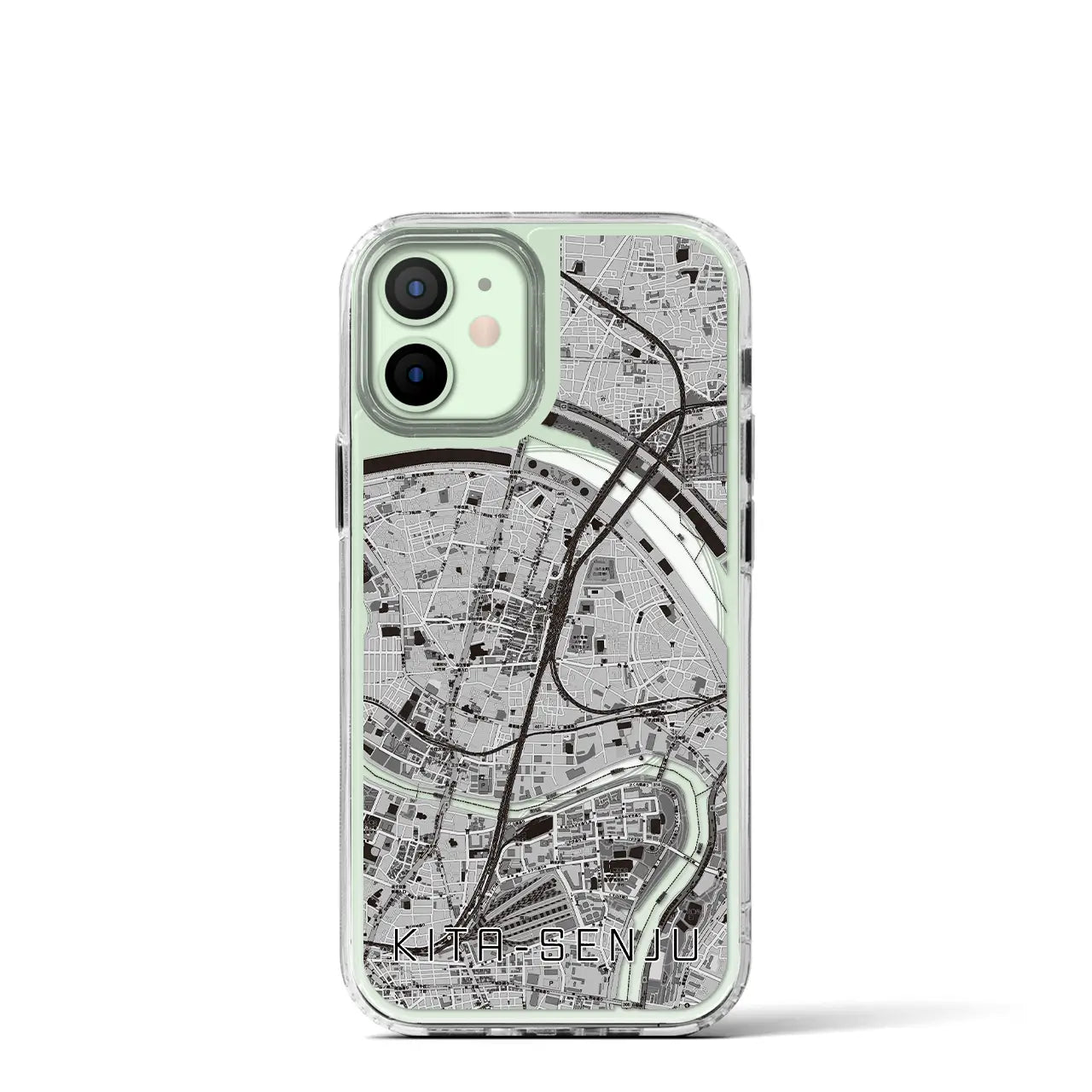 【北千住(東京都)】地図柄iPhoneケース(MagSafeタイプ)