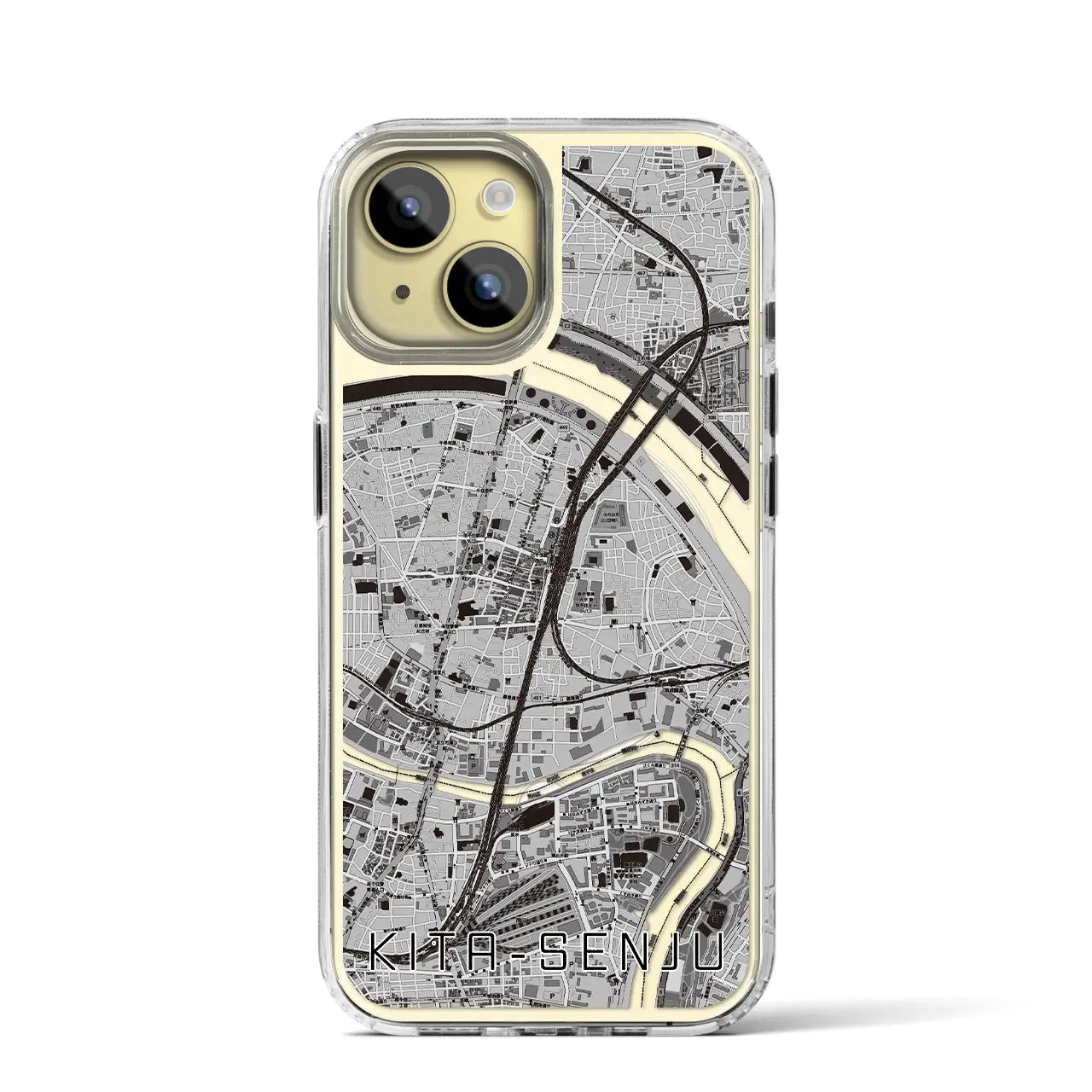 【北千住(東京都)】地図柄iPhoneケース(MagSafeタイプ)