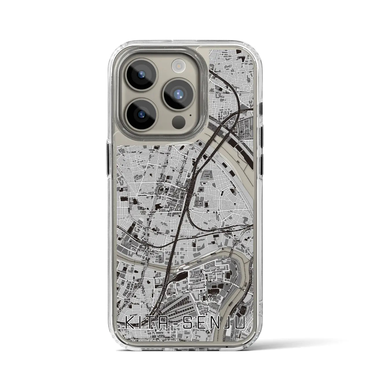 【北千住(東京都)】地図柄iPhoneケース(MagSafeタイプ)